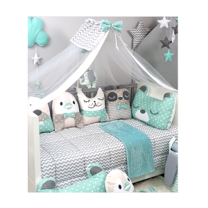 Σετ Κούνιας 3τμχ Tiny Friends Βεραμάν Baby Star Σετ Κούνιας 3τμχ Tiny Friends Βεραμάν Baby Star