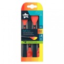 Σετ Κουταλάκια Θερμοκρασίας Με Αντιβακτηριακή Επίστρωση 4τμχ 4m+ Tommee Tippee