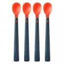 Σετ Κουταλάκια Θερμοκρασίας Με Αντιβακτηριακή Επίστρωση 4τμχ 4m+ Tommee Tippee