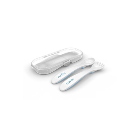 Σετ Κουτάλι Και Πιρούνι Σε Θήκη 8477 Μπλε Nuvita Σετ Κουτάλι Και Πιρούνι Σε Θήκη 8477 Μπλε Nuvita