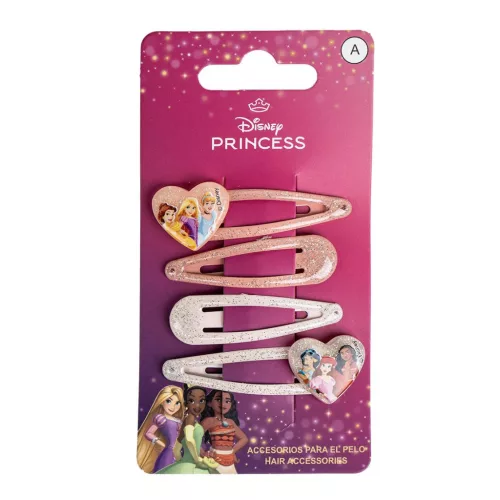 Σετ Λαστιχάκια Μαλλιών 4τμχ Disney Princess Heart Σετ Λαστιχάκια Μαλλιών 4τμχ Disney Princess Heart