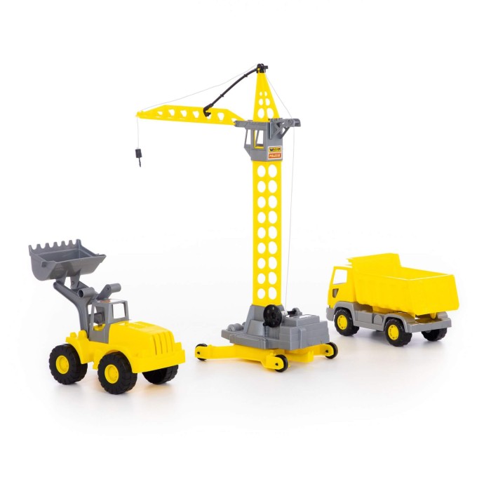 Σετ Μηχανημάτων Κατασκευών 3τμχ Polesie Σετ Μηχανημάτων Κατασκευών 3τμχ Polesie
