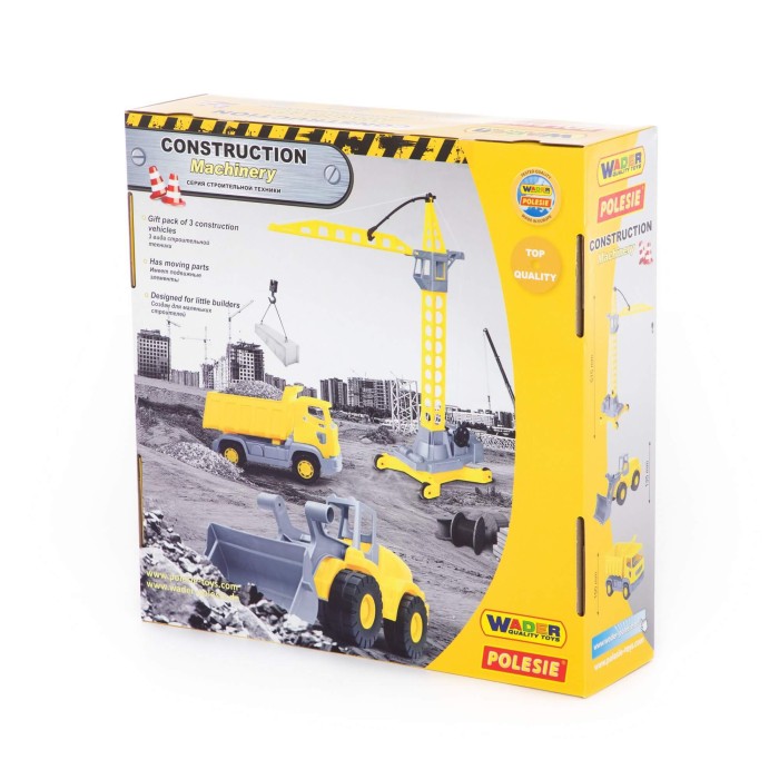 Σετ Μηχανημάτων Κατασκευών 3τμχ Polesie Σετ Μηχανημάτων Κατασκευών 3τμχ Polesie