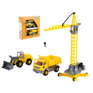 Σετ Μηχανημάτων Κατασκευών 3τμχ Polesie