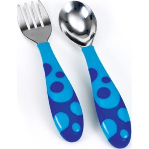 Σετ Πιρούνι Και Κουτάλι 12m+ Μπλέ Munchkin