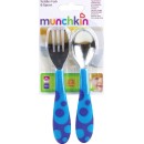 Σετ Πιρούνι Και Κουτάλι 12m+ Μπλέ Munchkin Σετ Πιρούνι Και Κουτάλι 12m+ Μπλέ Munchkin