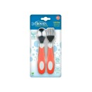 Σετ Πιρούνι Και Κουτάλι Μεταλλικά Κοραλλί Dr Brown Σετ Πιρούνι Και Κουτάλι Μεταλλικά Κοραλλί Dr Brown