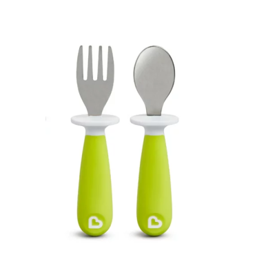 Σετ Πιρούνι & Κουτάλι Πράσινο Munchkin Σετ Πιρούνι & Κουτάλι Πράσινο Munchkin