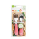 Σετ Πιρούνι & Κουτάλι Ροζ Munchkin Σετ Πιρούνι & Κουτάλι Ροζ Munchkin