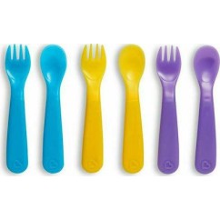 Σετ Πιρούνια & Κουτάλια Με Ένδειξη Θερμότητας 6τμχ Munchkin