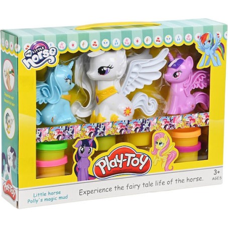 Σετ Πλαστελίνη - Παιχνίδι My Little Horse Martin Toys