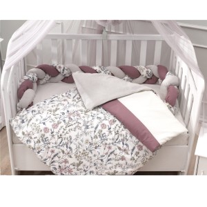 Σετ προίκας 3τμχ 70*140 Flower Garden ABO Σετ προίκας 3τμχ 70*140 Flower Garden ABO