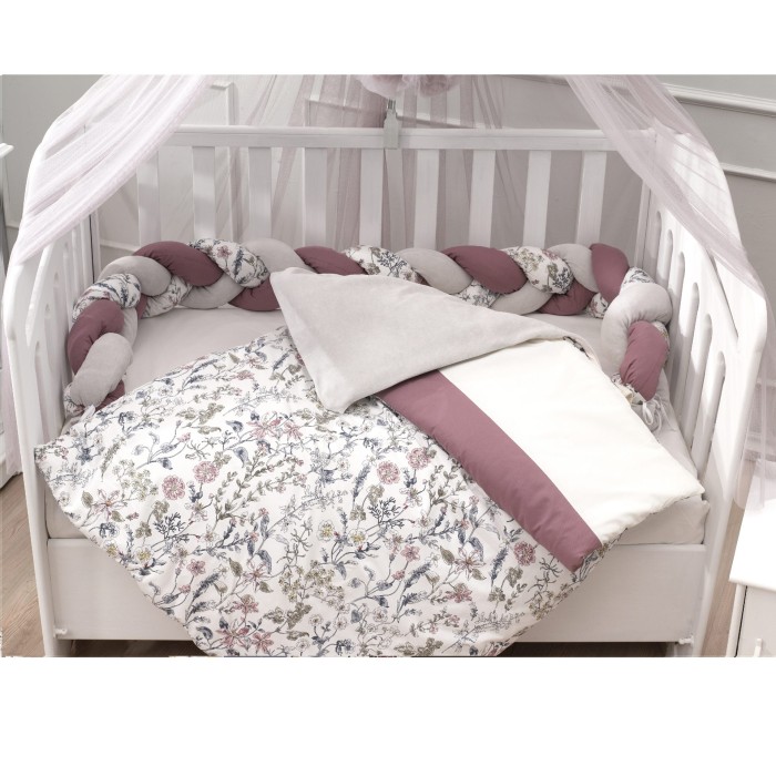 Σετ προίκας 3τμχ 70*140 Flower Garden ABO Σετ προίκας 3τμχ 70*140 Flower Garden ABO