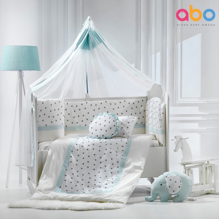 Σετ Προίκας 9τμχ 70x140cm Elephant Μέντα Abo Σετ Προίκας 9τμχ 70x140cm Elephant Μέντα Abo