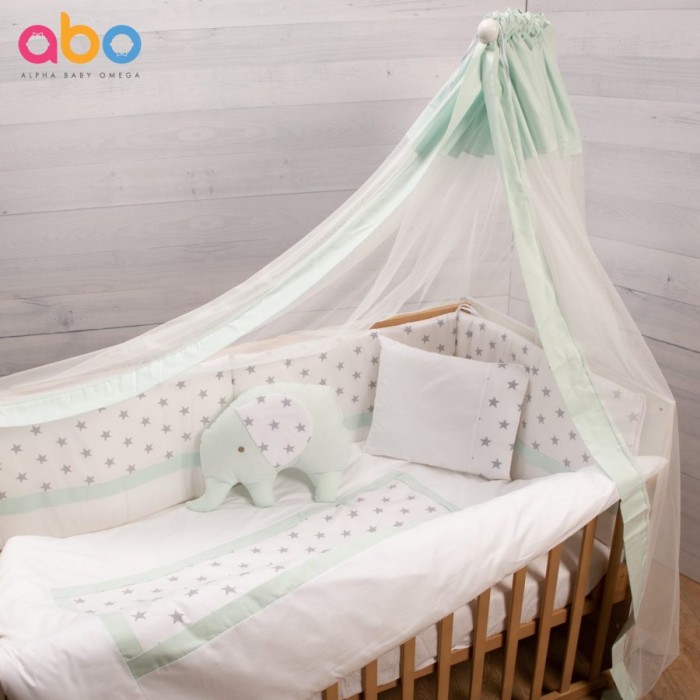 Σετ Προίκας 9τμχ 70x140cm Elephant Μέντα Abo Σετ Προίκας 9τμχ 70x140cm Elephant Μέντα Abo