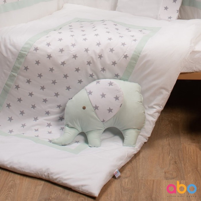 Σετ Προίκας 9τμχ 70x140cm Elephant Μέντα Abo Σετ Προίκας 9τμχ 70x140cm Elephant Μέντα Abo