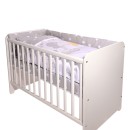 Σετ Προίκας Μωρού Για Κούνια  Smile Elephant Grey Stars 60/120 Lorelli