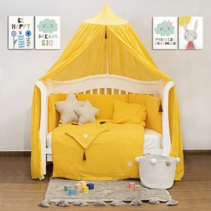 Σετ Προίκας Μωρού Μουσελίνα Marigold Mustard Funna Baby Σετ Προίκας Μωρού Μουσελίνα Marigold Mustard Funna Baby