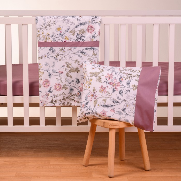 Σετ Σεντόνια 3τμχ 70x140cm Flower Garden Abo