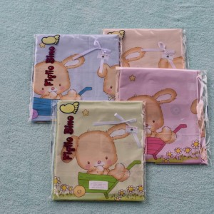 Σετ Σεντόνια Λίκνου 3τμχ 70x140cm Bear Beige Figlio Bino