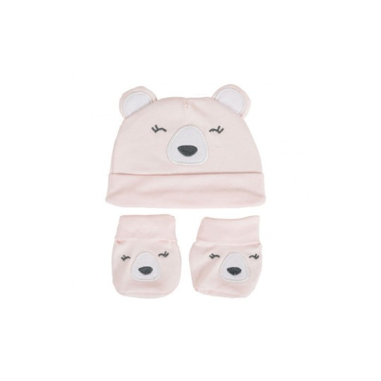 Σετ Σκουφάκι Και Μποτάκια Rey Pink Cangaroo