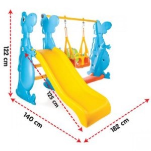 Σετ Τσουλήθρα Και Κούνια Dino 06099 Pilsan Σετ Τσουλήθρα Και Κούνια Dino 06099 Pilsan