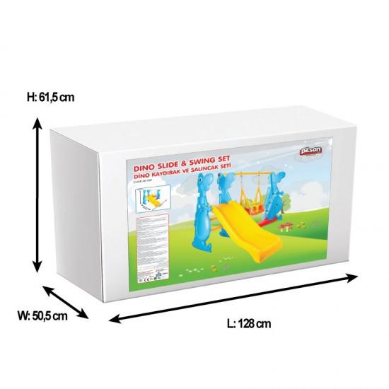 Σετ Τσουλήθρα Και Κούνια Dino 06099 Pilsan