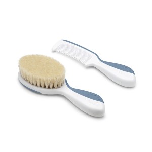 Σετ Βρεφική Βούρτσα και Χτένα 1137 Powder Blue Nuvita Σετ Βρεφική Βούρτσα και Χτένα 1137 Powder Blue Nuvita