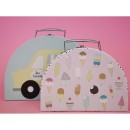 Σετ Χάρτινα Βαλιτσάκια Αποθήκευσης Παγωτά 2τμχ Jabadabado Σετ Χάρτινα Βαλιτσάκια Αποθήκευσης Παγωτά 2τμχ Jabadabado