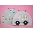 Σετ Χάρτινα Βαλιτσάκια Αποθήκευσης Παγωτά 2τμχ Jabadabado Σετ Χάρτινα Βαλιτσάκια Αποθήκευσης Παγωτά 2τμχ Jabadabado