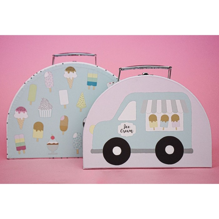 Σετ Χάρτινα Βαλιτσάκια Αποθήκευσης Παγωτά 2τμχ Jabadabado Σετ Χάρτινα Βαλιτσάκια Αποθήκευσης Παγωτά 2τμχ Jabadabado