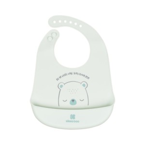 Σαλιάρα Σιλικόνης Bear With Me Μέντα Kikka Boo