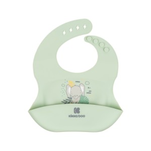 Σαλιάρα Σιλικόνης Savanna Friends Μέντα Kikka Boo