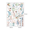 Sipo Αυτοκόλλητα Τοίχου Airplanes