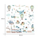 Sipo Αυτοκόλλητα Τοίχου Airplanes