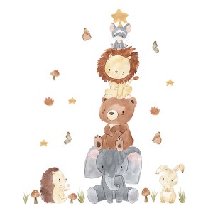 Sipo Αυτοκόλλητα Τοίχου Animal Pyramid Sipo Αυτοκόλλητα Τοίχου Animal Pyramid