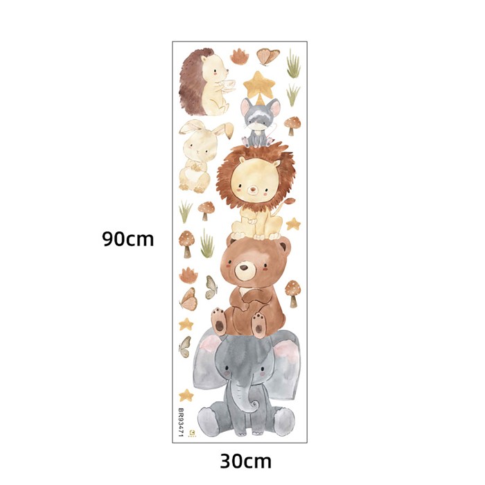 Sipo Αυτοκόλλητα Τοίχου Animal Pyramid