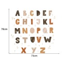 Sipo Αυτοκόλλητα Τοίχου Boho Alphabet