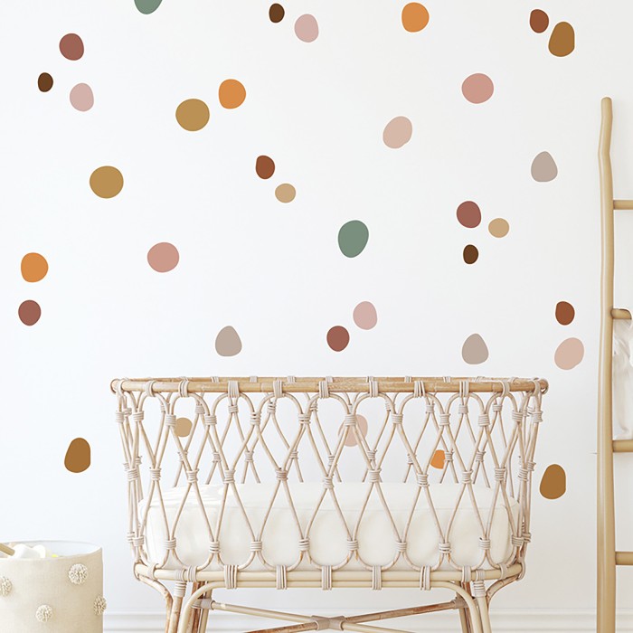Sipo Αυτοκόλλητα Τοίχου Boho Dots