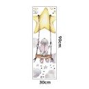 Sipo Αυτοκόλλητα Τοίχου Bunny On Swing