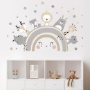 Sipo Αυτοκόλλητα Τοίχου Cute Animals