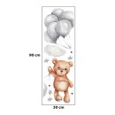 Sipo Αυτοκόλλητα Τοίχου Teddy Bear With Balloons