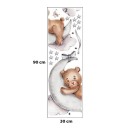 Sipo Αυτοκόλλητα Τοίχου Teddy Bear On The Moon