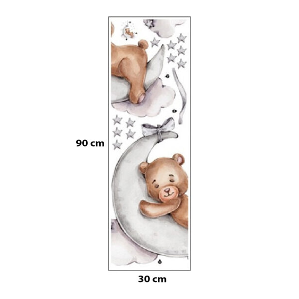 Sipo Αυτοκόλλητα Τοίχου Teddy Bear On The Moon
