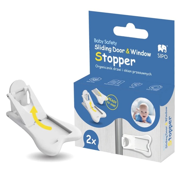 Sipo Ασφάλεια Για Συρόμενη Πόρτα/παράθυρο 2τμχ Sipo Ασφάλεια Για Συρόμενη Πόρτα/παράθυρο 2τμχ
