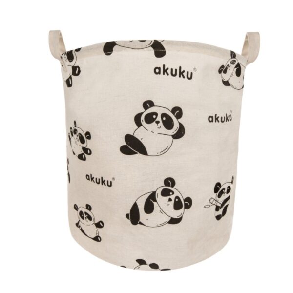 Αναδιπλούμενο Καλάθι Για Παιχνίδια Panda Akuku Αναδιπλούμενο Καλάθι Για Παιχνίδια Panda Akuku
