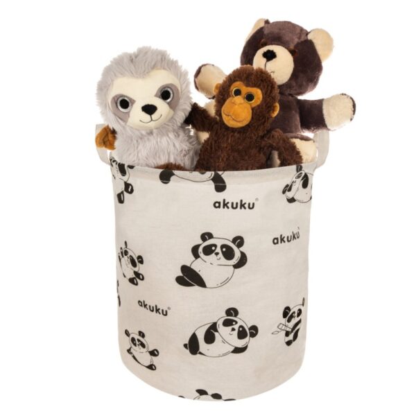 Αναδιπλούμενο Καλάθι Για Παιχνίδια Panda Akuku Αναδιπλούμενο Καλάθι Για Παιχνίδια Panda Akuku