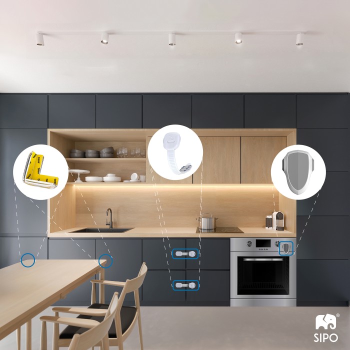 Sipo Πολυκλειδαριά Ασφαλείας On/Off 6τμχ