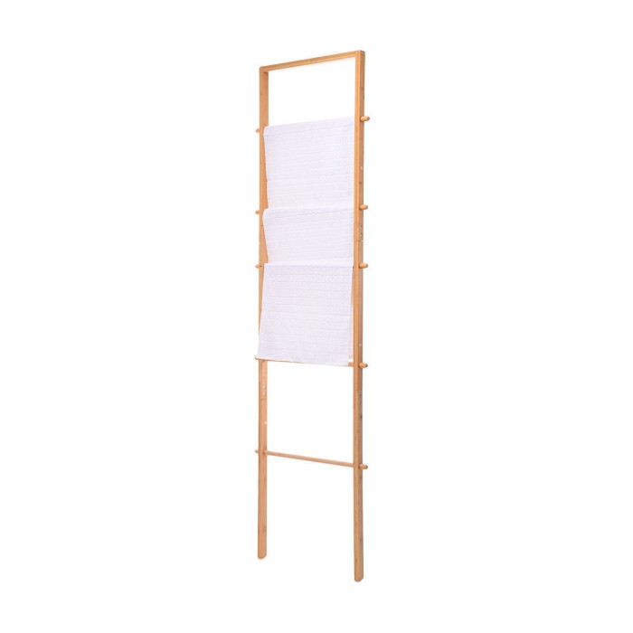 Σκάλα-Κρεμάστρα Για Πετσέτες Bamboo Essentials 5 Θέσεων 51x180cm Estia