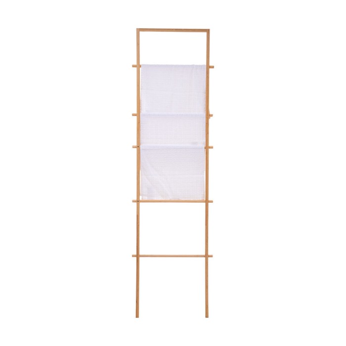 Σκάλα-Κρεμάστρα Για Πετσέτες Bamboo Essentials 5 Θέσεων 51x180cm Estia